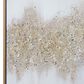CosmoLiving by Cosmopolitan 40" x 30" Abstract Wall Art in Silver, White, Gold and Gray, , large