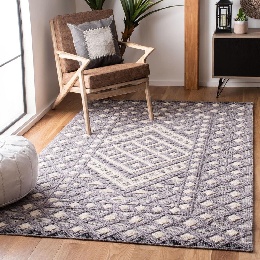 Safavieh Natura 5&#39; x 8&#39; Cream and Purple Area Rug, , large