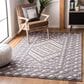 Safavieh Natura 5" x 8" Cream and Purple Area Rug, , large