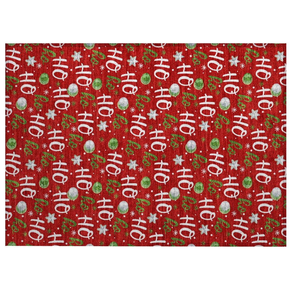 Dalyn Rug Company Wonderland WN18 2"6" x 3"10" Red Indoor/Outdoor Area Rug, , large