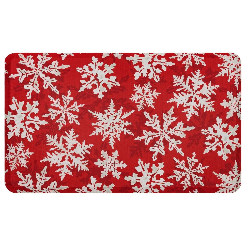 Mohawk Dri-Pro Holiday Flakes 1"6" x 2"6" Multicolor Door Mat, , large