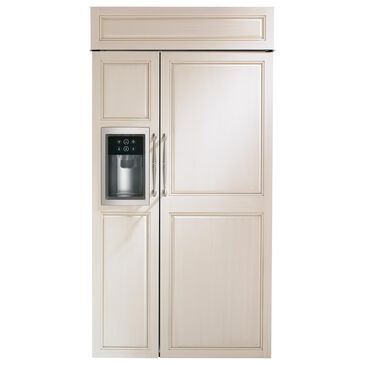 Monogram 42" Smart Built-In Side by Side Refrigerator with Dispenser - Panels Sold Separately, , large