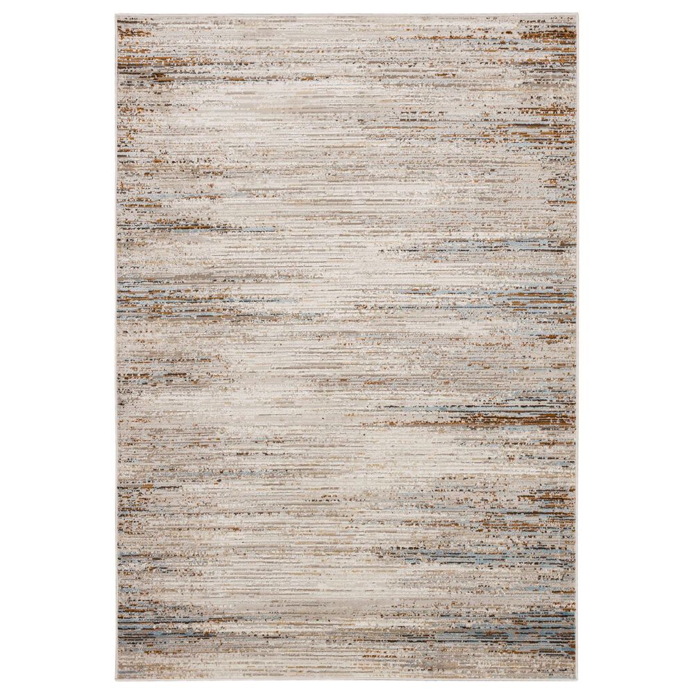 Karastan Cleo R1192 5" 3" X 8" Blue Area Rug, , large