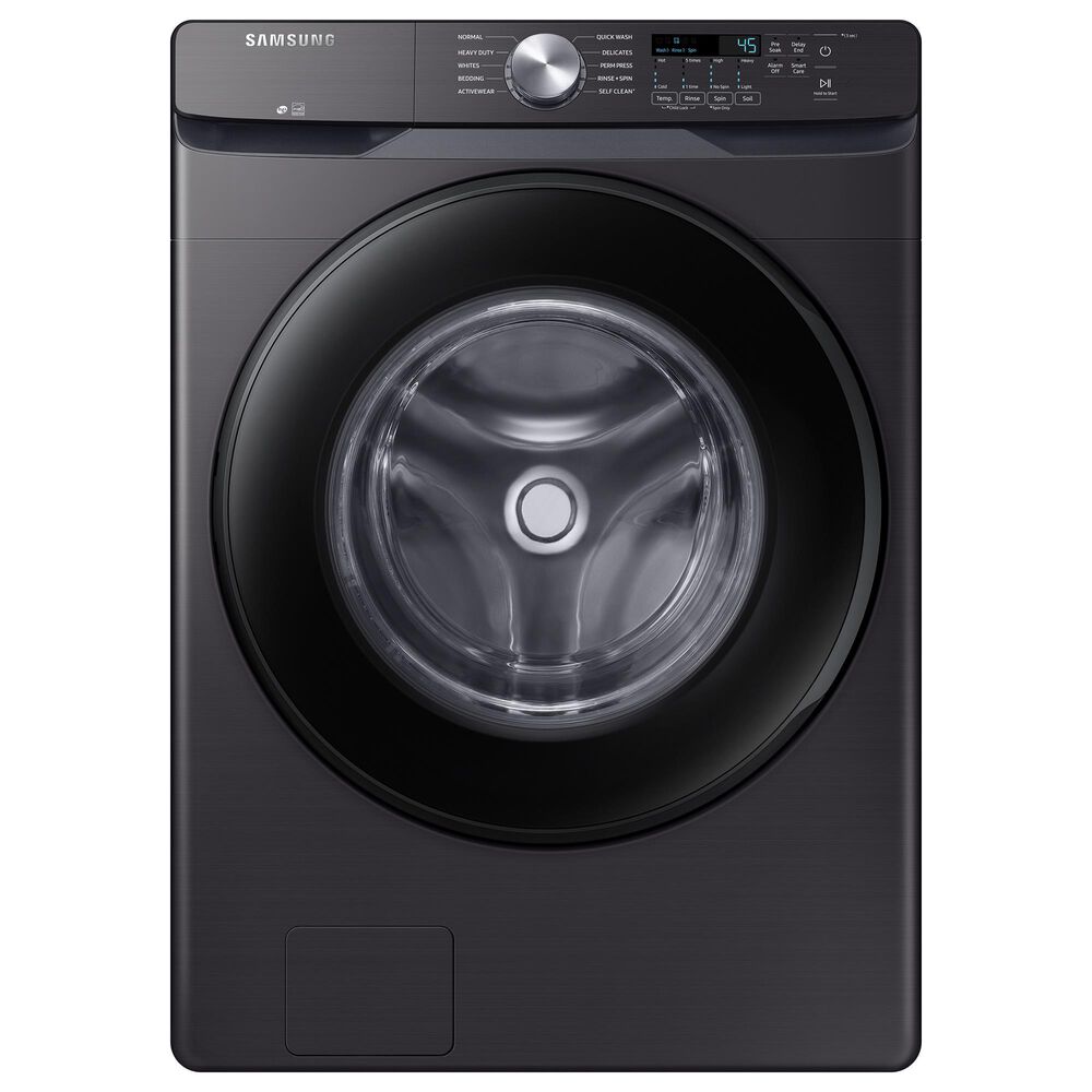 Samsung 4.5 Cu. Ft. Capacity Front Load Washer with Vibration Reduction Technology in Brushed Black, , large