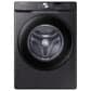 Samsung 4.5 Cu. Ft. Capacity Front Load Washer with Vibration Reduction Technology in Brushed Black, , large