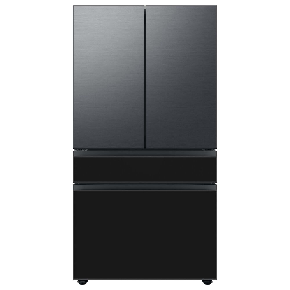Samsung Bespoke Bespoke 4-Door French Door Refrigerator Top Panel in Matte Black Steel, , large