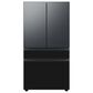 Samsung Bespoke Bespoke 4-Door French Door Refrigerator Top Panel in Matte Black Steel, , large