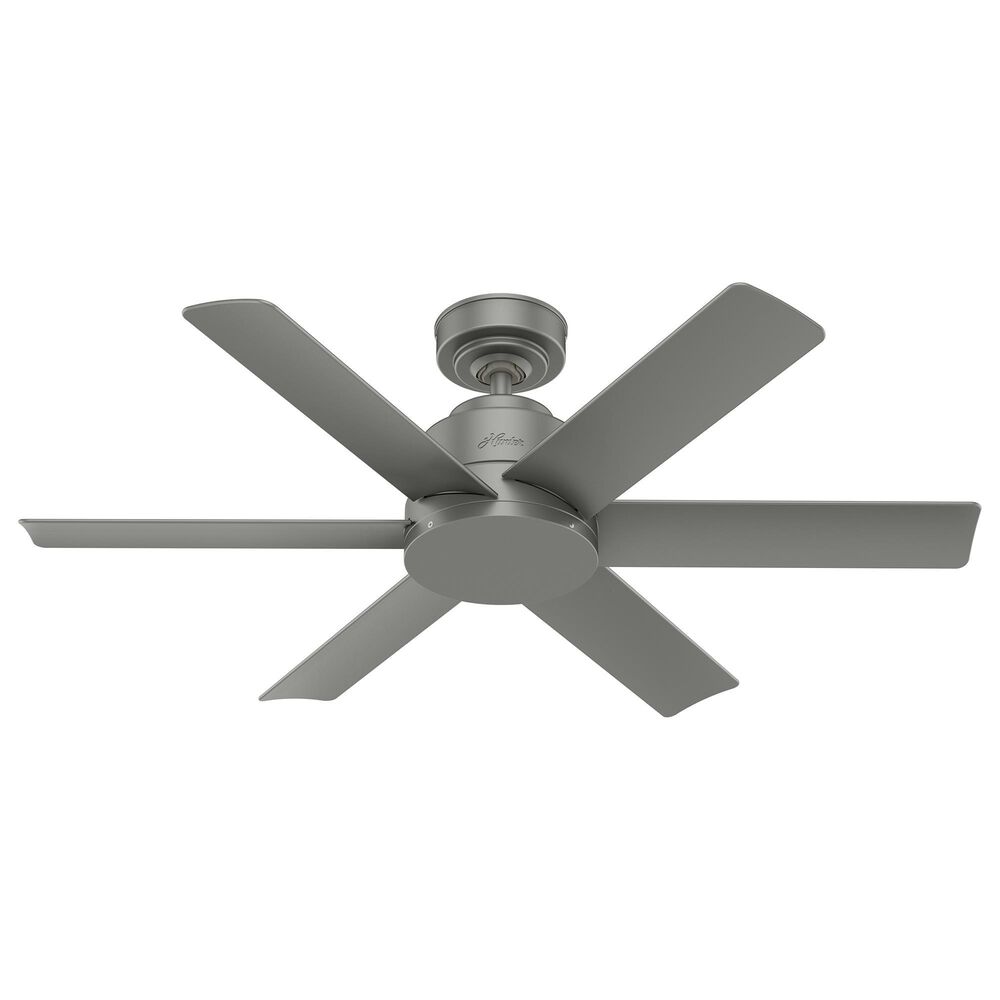 Hunter Kennicott 44" Outdoor Ceiling Fan in Matte Silver, , large