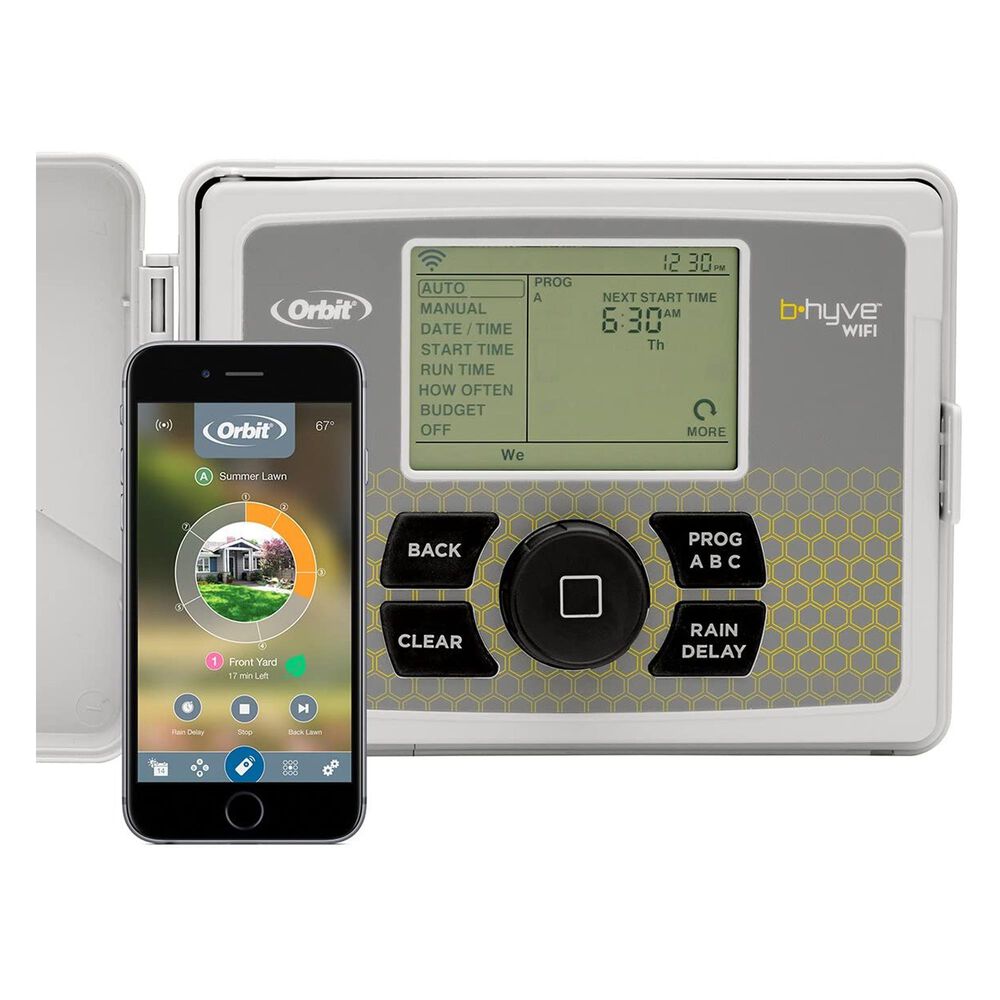 Orbit B-hyve 6-Station Smart Indoor/Outdoor Irrigation Controller, , large