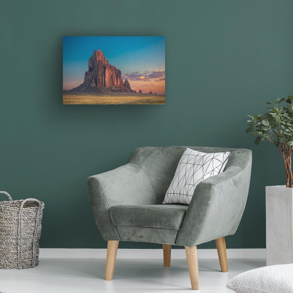 Timberlake Michael Zheng 'Morning Glory On Tse Bit Ai' 30" x 47" Canvas Art, , large