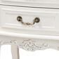 Baxton Studio Amalie 2-Drawer End Table in White and Oak, , large