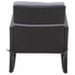 CorLiving Parksville Patio Rocking Chair in Black/Ash Gray, , large