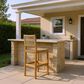 Zuo Modern Corde Patio Barstool in Beige, , large