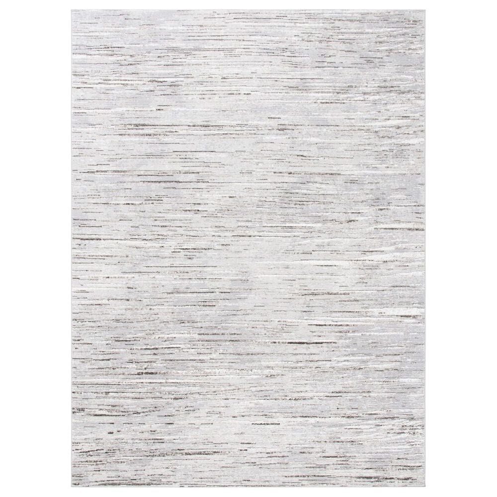 Safavieh Orchard Striped 9" x 12" Grey and Light Grey Area Rug, , large