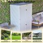 Hearth and Haven Outdoor Rust-Resistant Plastic Storage Shed with Adjustable Partition Design in White, , large