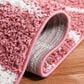 Safavieh Venus Shag VNS603U 5"3" x 7"6" Pink and Ivory Area Rug, , large