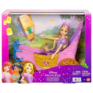 Disney Princess Grand Carriage and Rapunzel Fashion Doll, , large