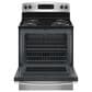 GE Appliances 30" Freestanding Electric Range with Self Clean in Stainless Steel, , large