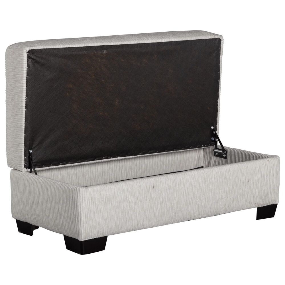 J Cooper USA Liverpool Storage Ottoman in Cashmere, , large
