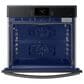 Samsung 30" Smart Single Wall Oven With Steam Cook in Matte Black Steel, , large