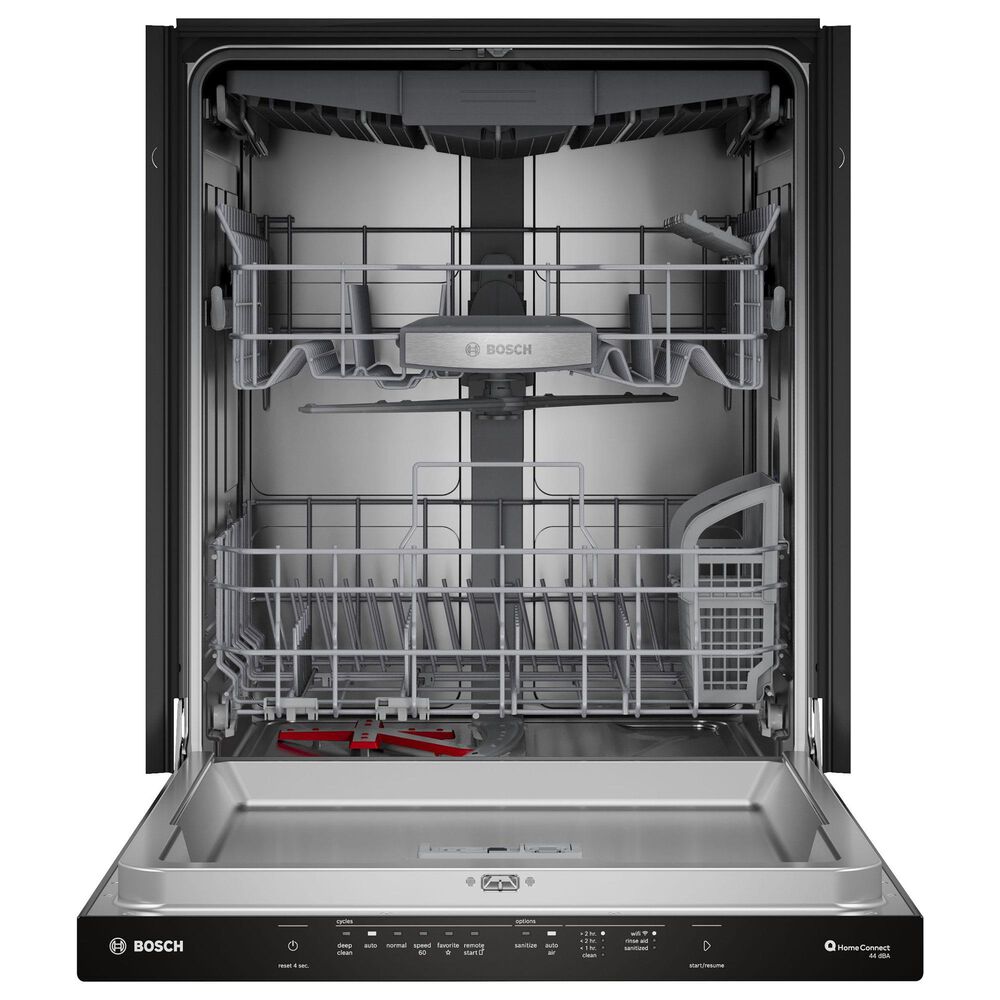 Bosch 500 Series 24&quot; Built-In Pocket Handle Dishwasher with 8 Wash Cycles in Black, , large