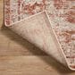 Loloi II Odette 6"7" x 9"6" Rust and Ivory Area Rug, , large