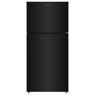 Amana 19 Cu. Ft. Wide Top-Freezer Refrigerator in Black, , large