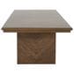 Furniture of America Virex Rectangle Extendable Dining Table in Dark Walnut, , large