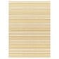 Surya Eagean EAG-2424 Mustard and Ivory 2" x 2"11" Indoor/Outdoor Area Rug, , large