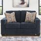 Ashley Aviemore Stationary Loveseat in Ink, , large