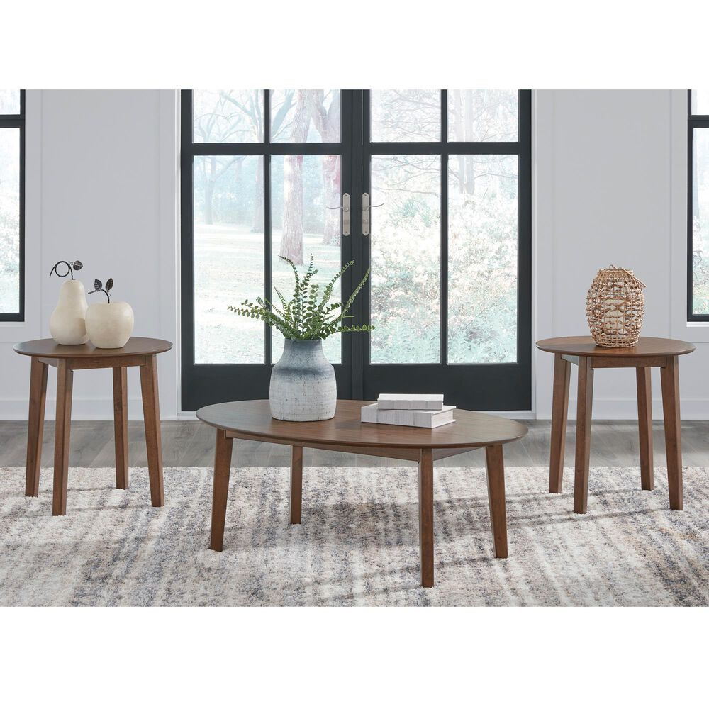 Ashley Gordonay Occasional Table Set in Brown &#40;Set of 3&#41;, , large