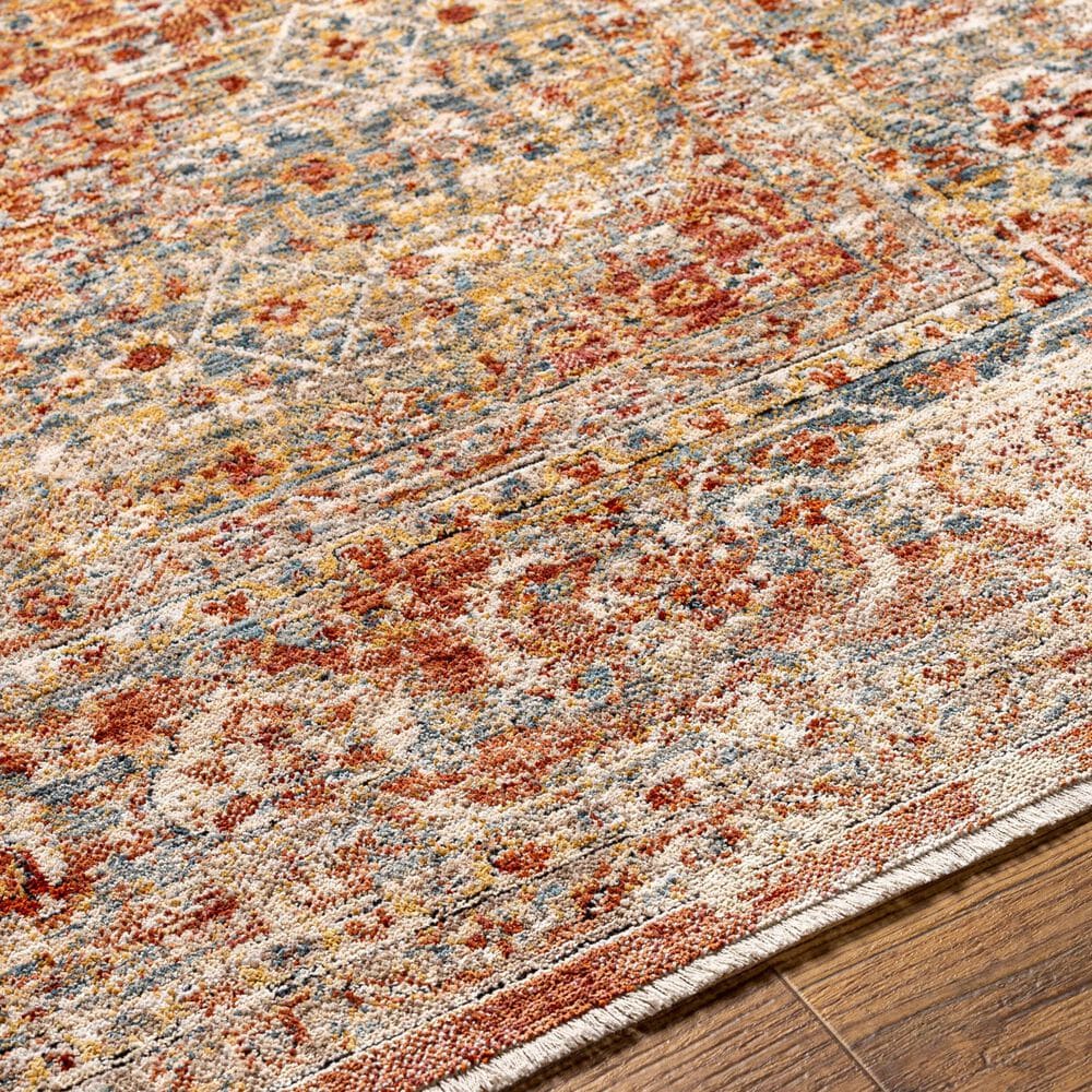Surya Aspendos 12&#39; x 15&#39; Black, Burgundy, Burnt Orange, Charcoal, Dark Blue, Denim, Dusty Pink, Light Beige and Light Gray Area Rug, , large