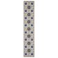 Nourison Aloha 2"3" x 12" Grey and Blue Indoor/Outdoor Runner, , large