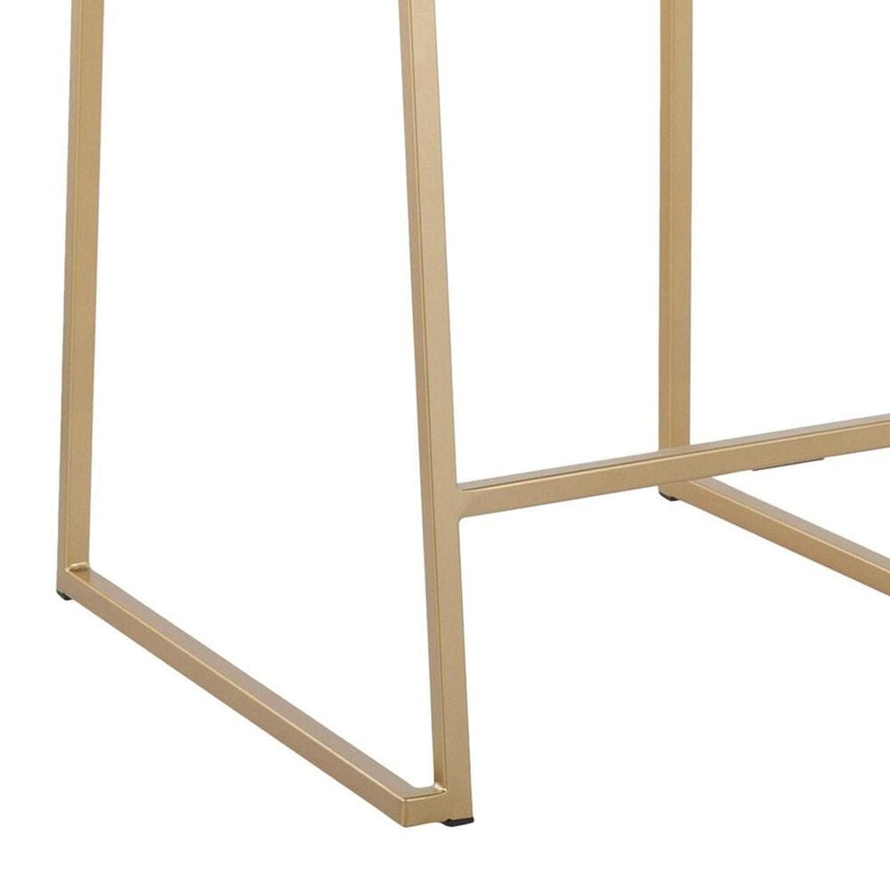 Lumisource Mara Counter Stool with Grey Cushion in Gold &#40;Set of 2&#41;, , large
