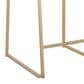 Lumisource Mara Counter Stool with Grey Cushion in Gold (Set of 2), , large