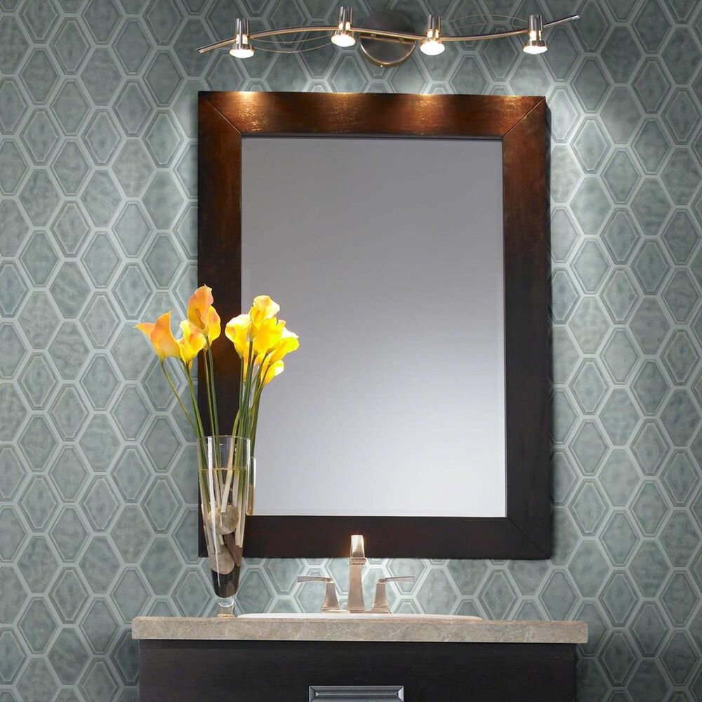 Shaw Geoscape Diamond Light Grey 12.4" x 10.43" Ceramic Mosaic Sheet, , large