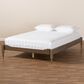 Baxton Studio Laure Queen Platform Bed Frame in Weathered Grey, , large