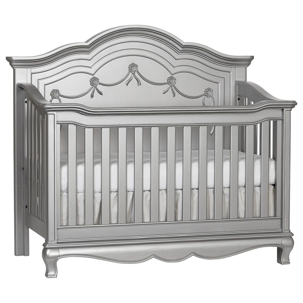 Suite Bebe Adelina Convertible Crib in Metallic Gray, , large