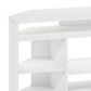 HOMLUX 47" Corner TV Stand in White, , large