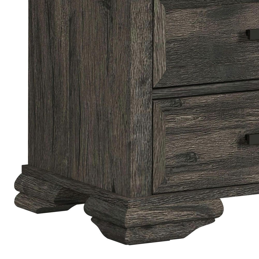 Mayberry Hill Park Ridge 71" TV Console without Fireplace Insert in Charcoal, , large