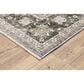 Oriental Weavers Maharaja Serbia 91E 5"3" x 7"6" Gray and Blue Area Rug, , large