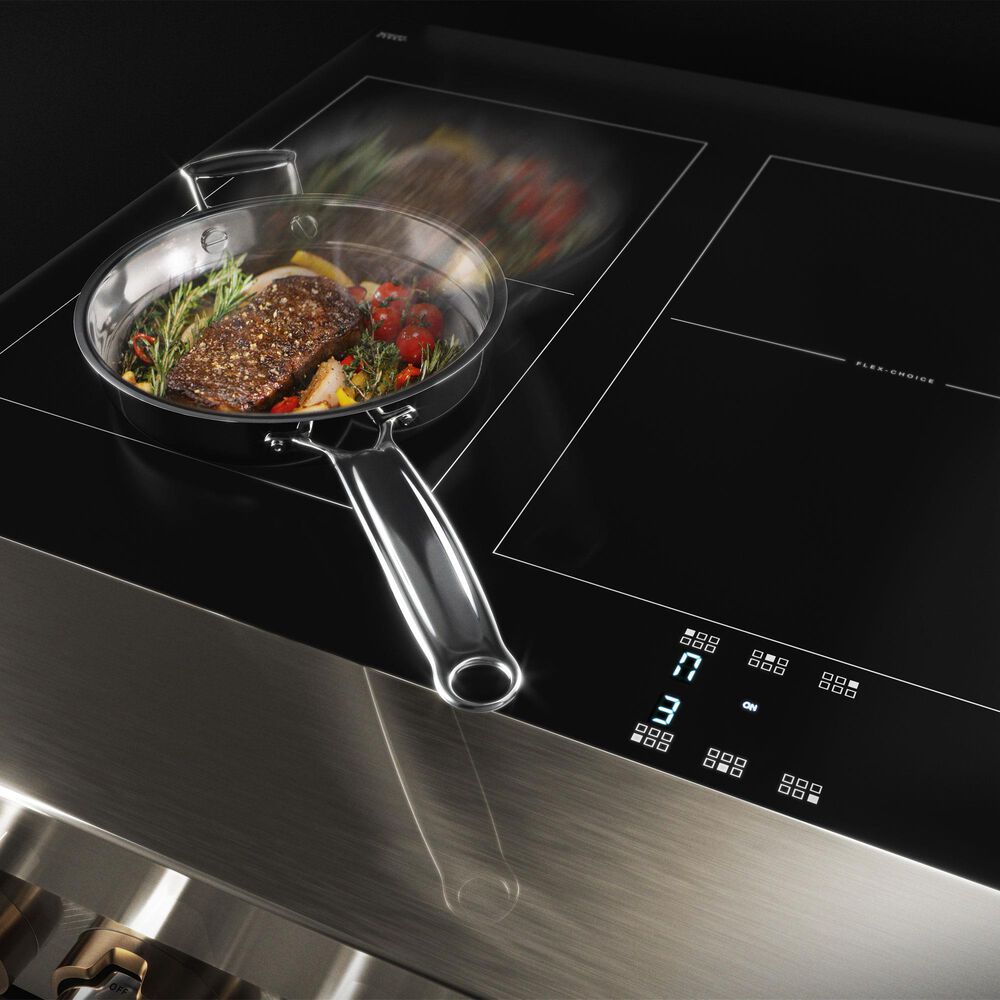 JennAir 6.3 Cu. Ft. Electric Induction Range in Stainless Steel, , large