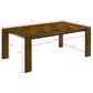 Crown Mark Hollister 6-Piece Rectangular Dining Set in Brown, , large