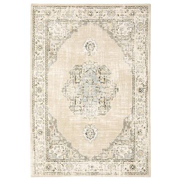 Oriental Weavers Andorra 303D 6"7" x 9"6" Beige Area Rug, , large