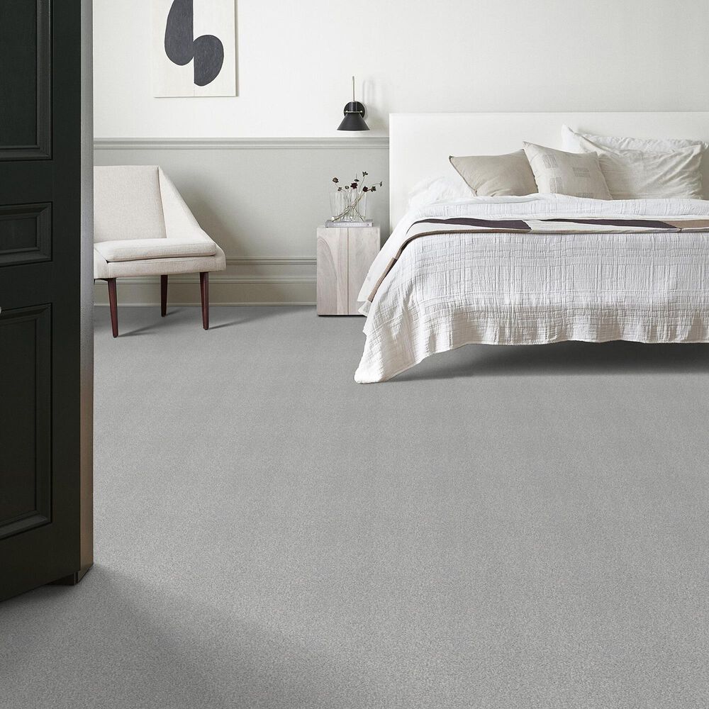 Shaw Tonal Comfort I Carpet in Polished Silver, , large