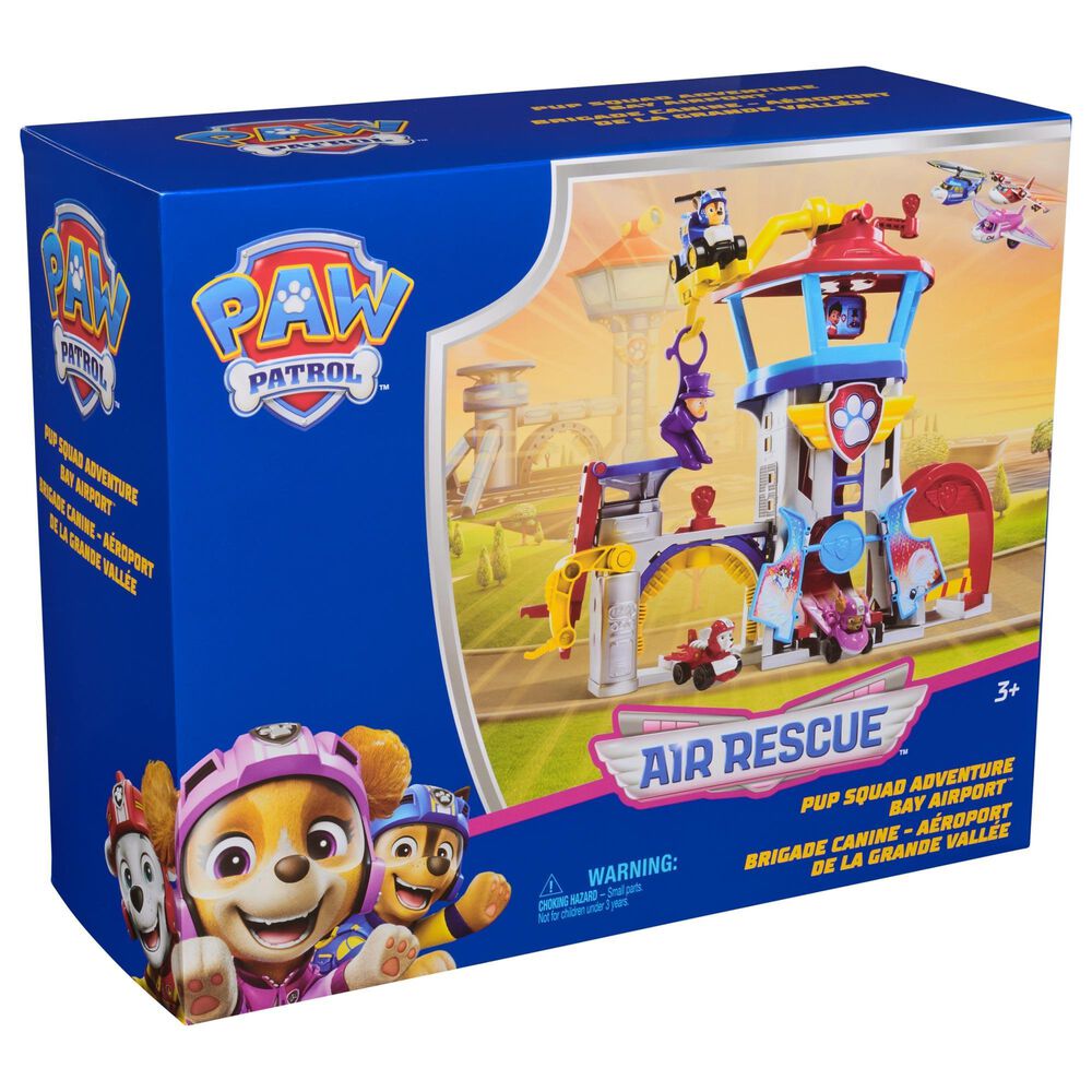 PAW Patrol Air Rescue, Pup Squad Adventure Bay Airport Playset in Multicolor, , large