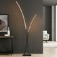 Lite Source Monita 2-Lite LED Floor Lamp in Black, , large