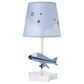 Lambs and Ivy Little Aviator Table Lamp with Shade and Bulb in White, , large
