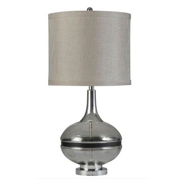Stylecraft Table Lamp and Shade in Elyse Smoke, , large
