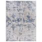 Amer Rugs Hamilton 10"3" x 14" Ivory and Blue Area Rug, , large